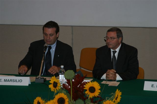 Enzo Marsilio, Assessore agricoltura R.A. Friuli Venezia Giulia e Josef Parente, Direttore generale dell'ERSA